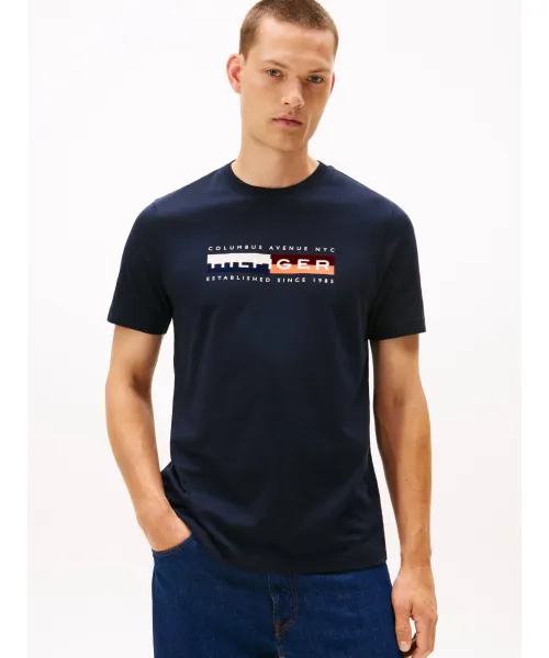 

Футболка Regular fit Tommy Hilfiger, синий