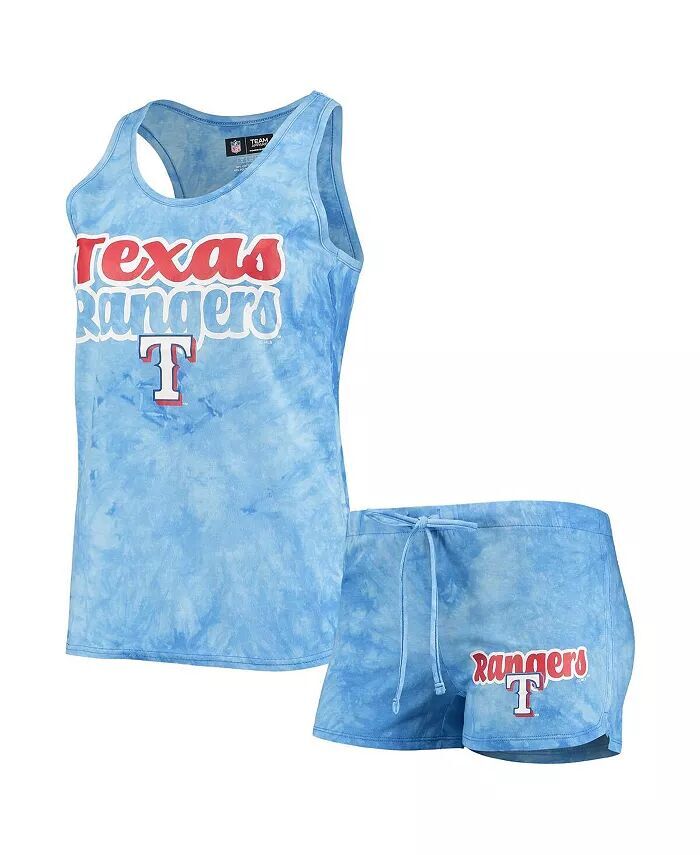 

Женский комплект из майки и шорт Royal Texas Rangers Billboard Racerback Concepts Sport