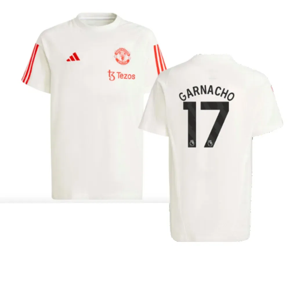 Футболка тренировочная Manchester United Garnacho 17 Manchester United Fc, белый