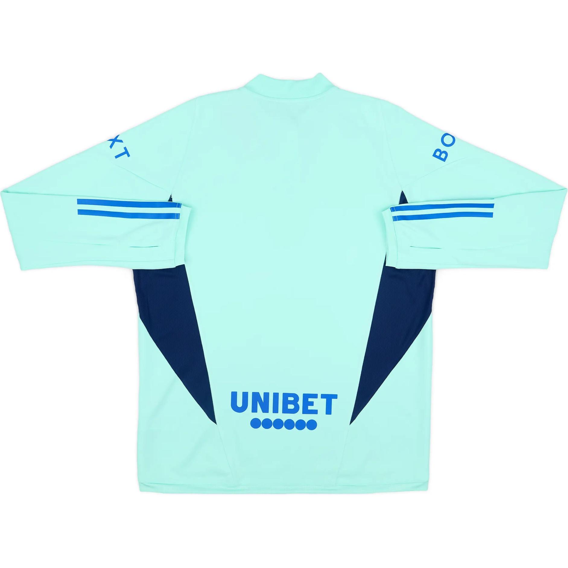 Футболка 2023-24 Leeds United Player Issue Soccer Jerseys Unisex Teal Adidas, Teal — фото 4