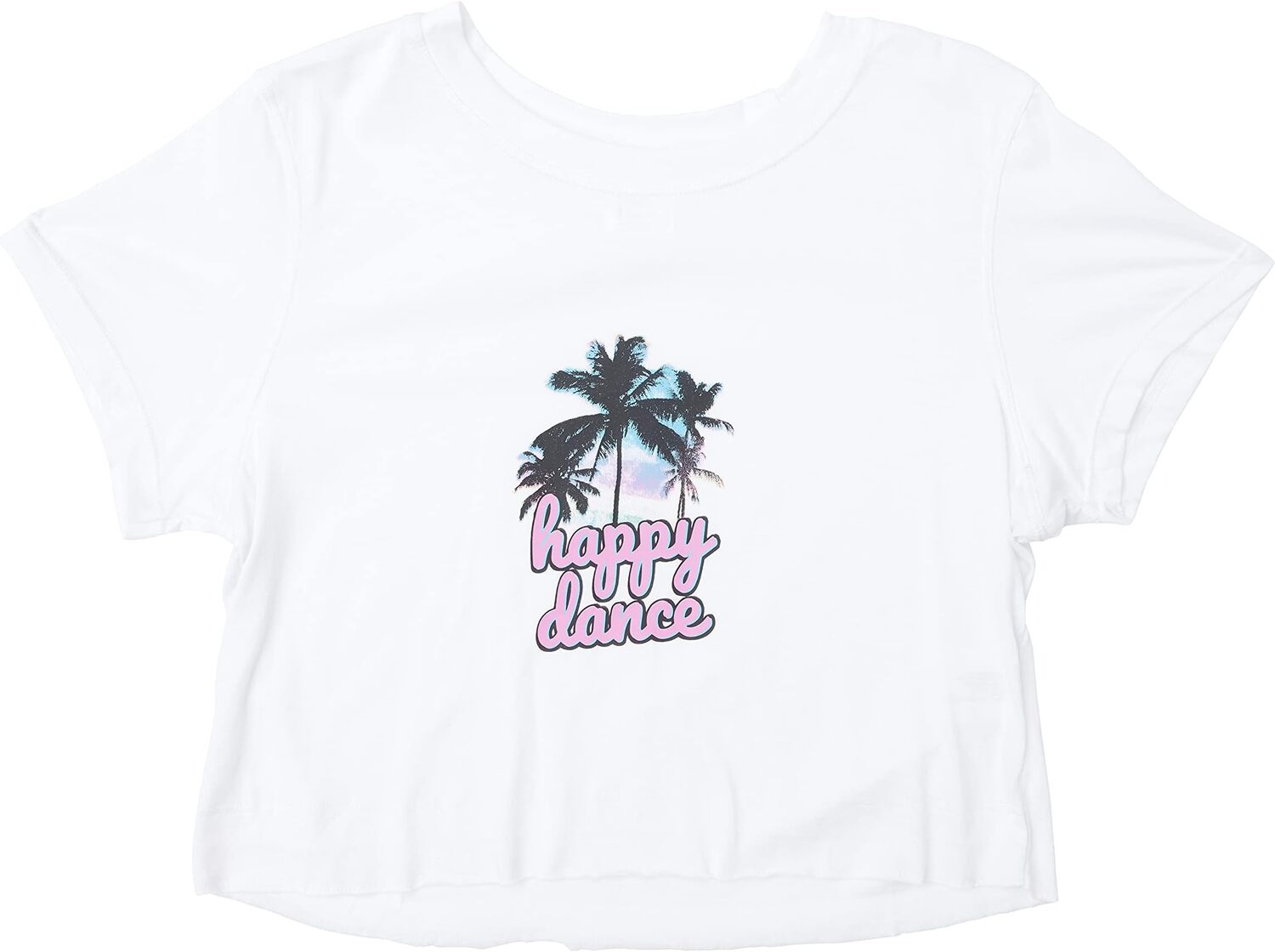 

Футболка Flo Active Alba Raw Edge Crop Tee, белый