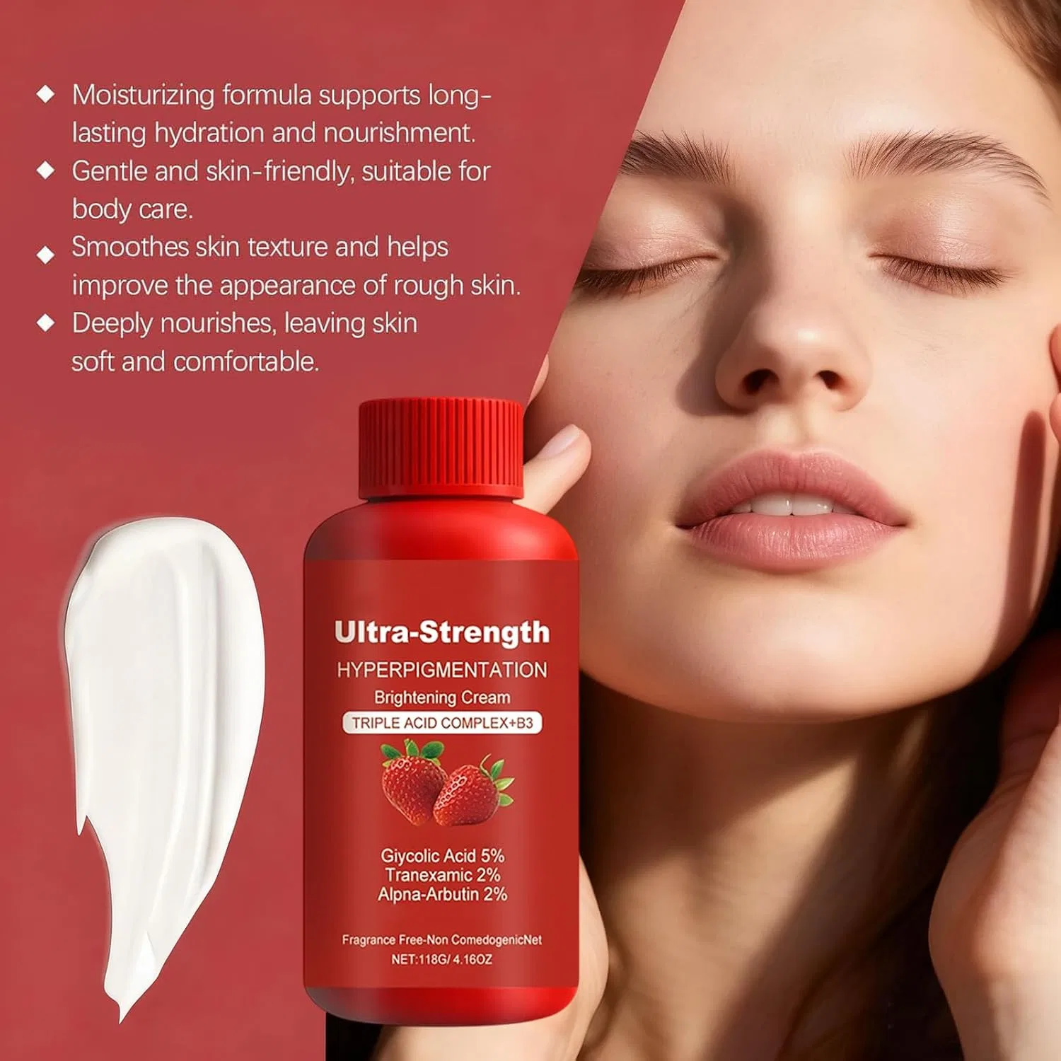 Крем для тела Strawberry Skin Treatment, Generisch, 120 г — фото 4