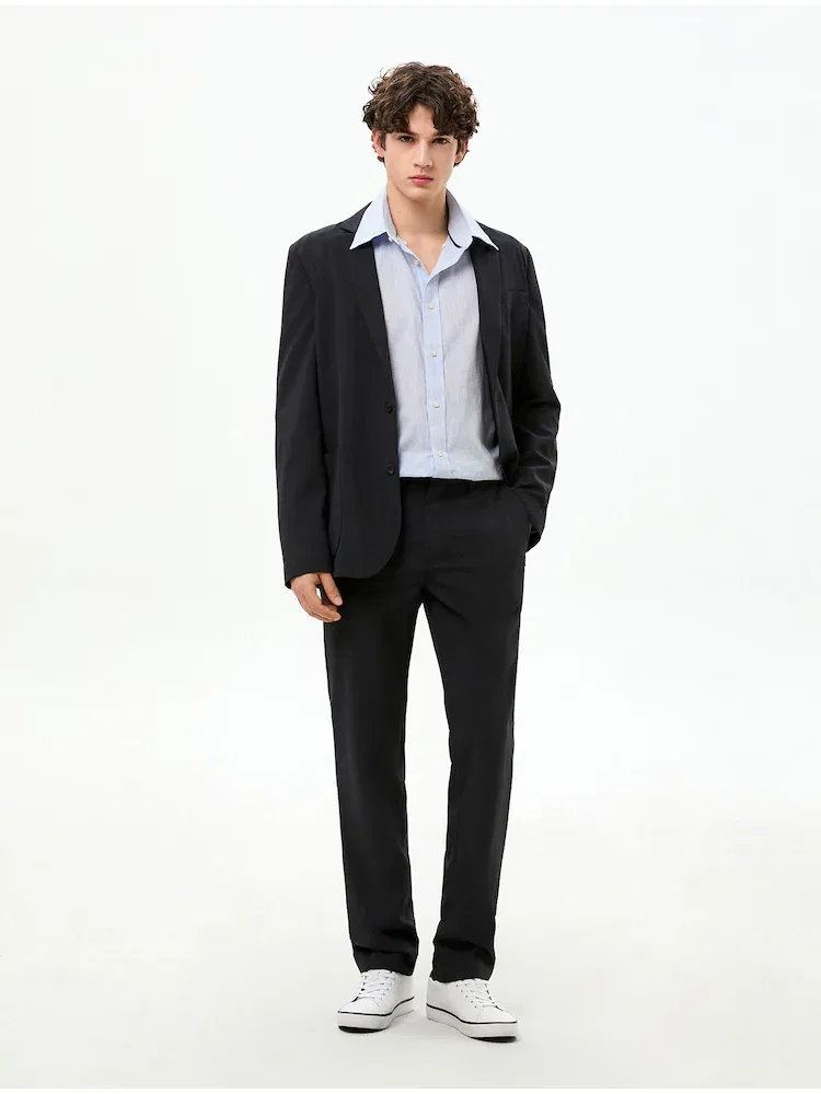 Брюки классические легкие TOMMY HILFIGER, Navy