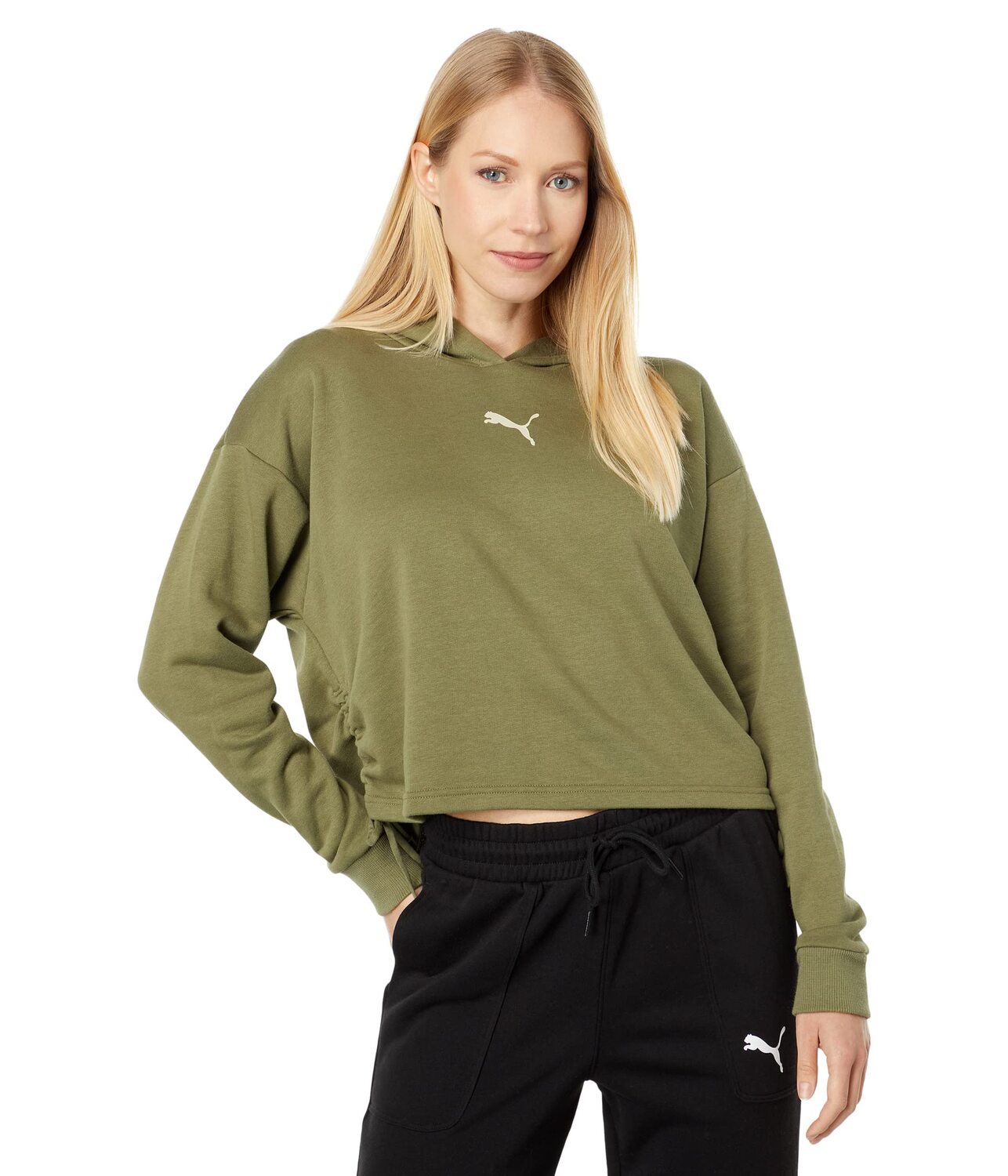 

Толстовка Puma Ruching, зеленый