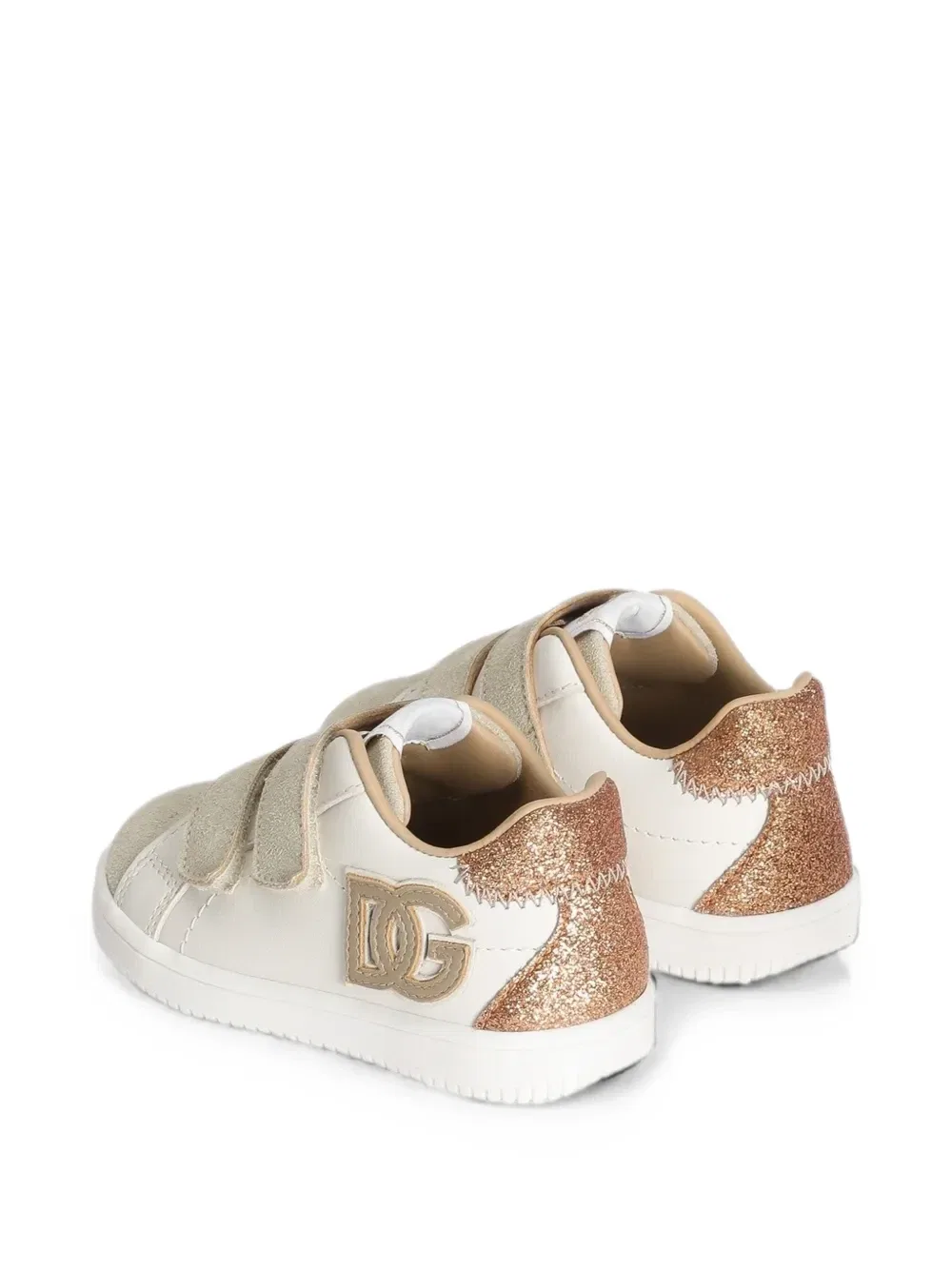 Кроссовки DG Original из кожи наппа-телятины Dolce & Gabbana Kids, белый — фото 3