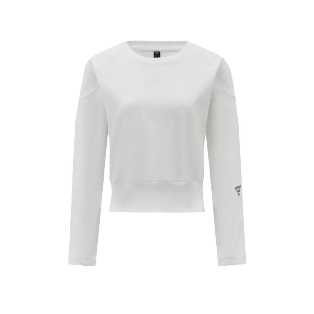 Женский свитшот с круглым вырезом Adidas FOS, White