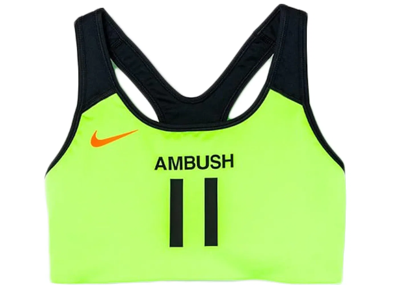 Женский спортивный бюстгальтер Nike x Ambush, Bra, Lime Blast/Black