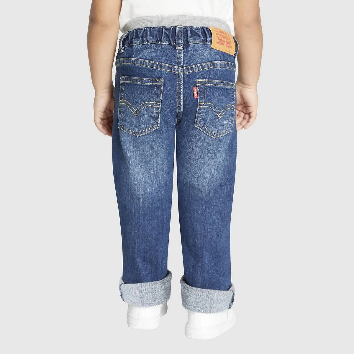 Джинсы Murphy прямого кроя на резинке для мальчиков 2T-4T Levi's, Pch - Medium Wash — фото 3