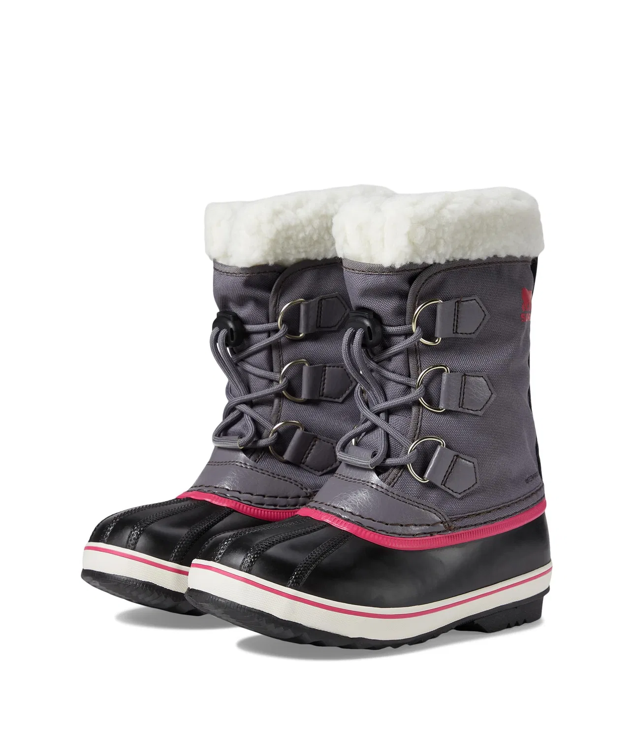Детские зимние ботинки для мальчиков водонепроницаемые Sorel Yoot Pac Nylon Boot Waterproof, Pulse Black