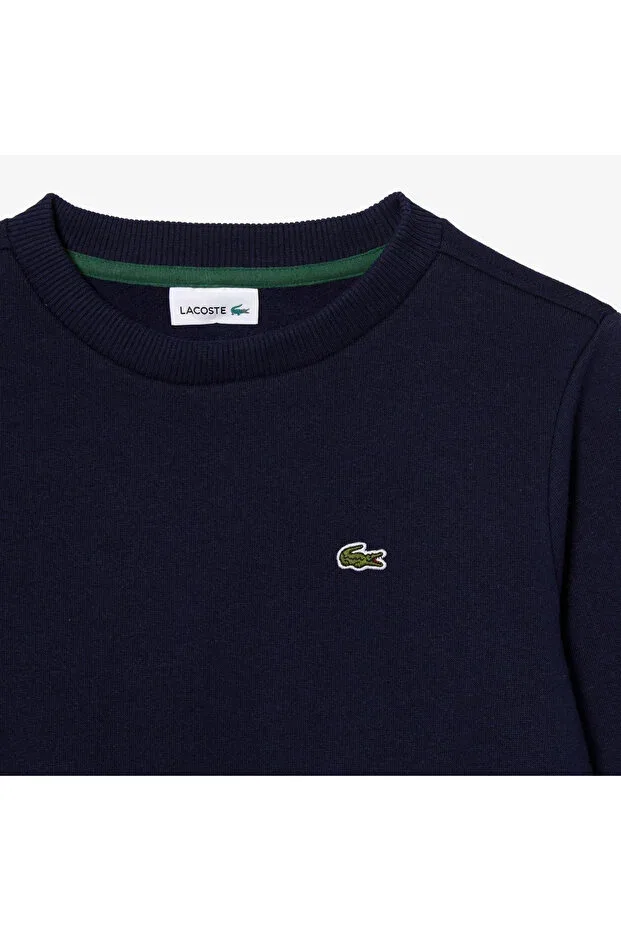 Детские свитшот для девочек с длинным рукавом Lacoste, 166-Bluest — фото 3