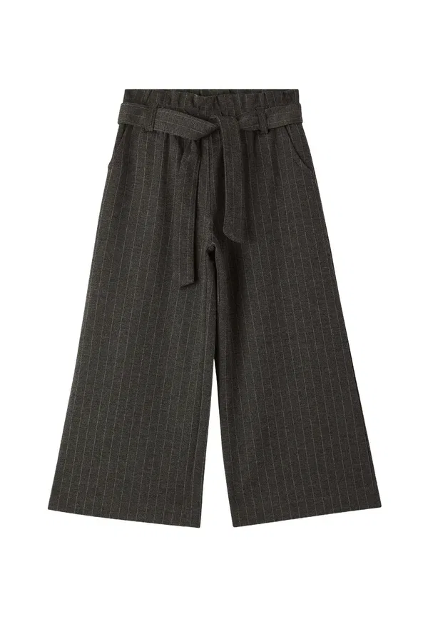 Брюки со стрелками Wide leg gessati Terranova, темно-серый