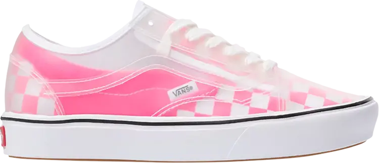 

Кеды Vans ComfyCush Slip-Skool Knockout Pink Checkerboard, розовый