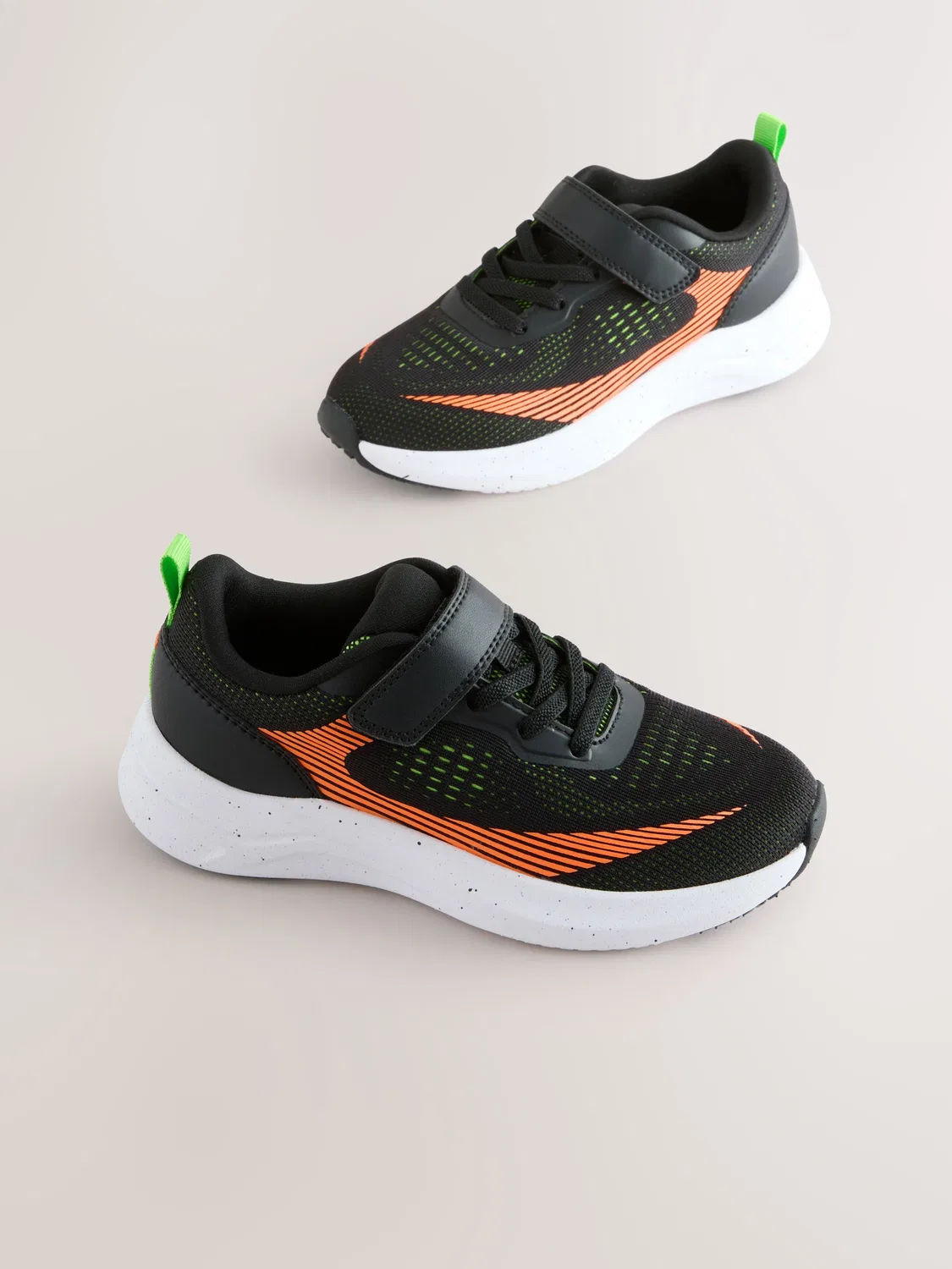 Кроссовки с сетчатым верхом, модель Black/Orange Next, черно-оранжевый