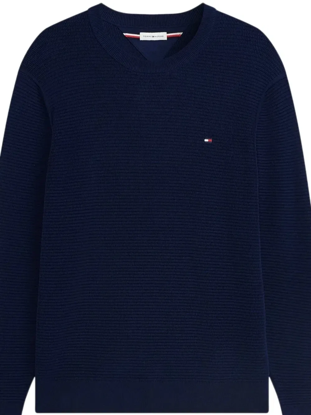 Джемпер с вышивкой логотипа Tommy Hilfiger, синий — фото 2