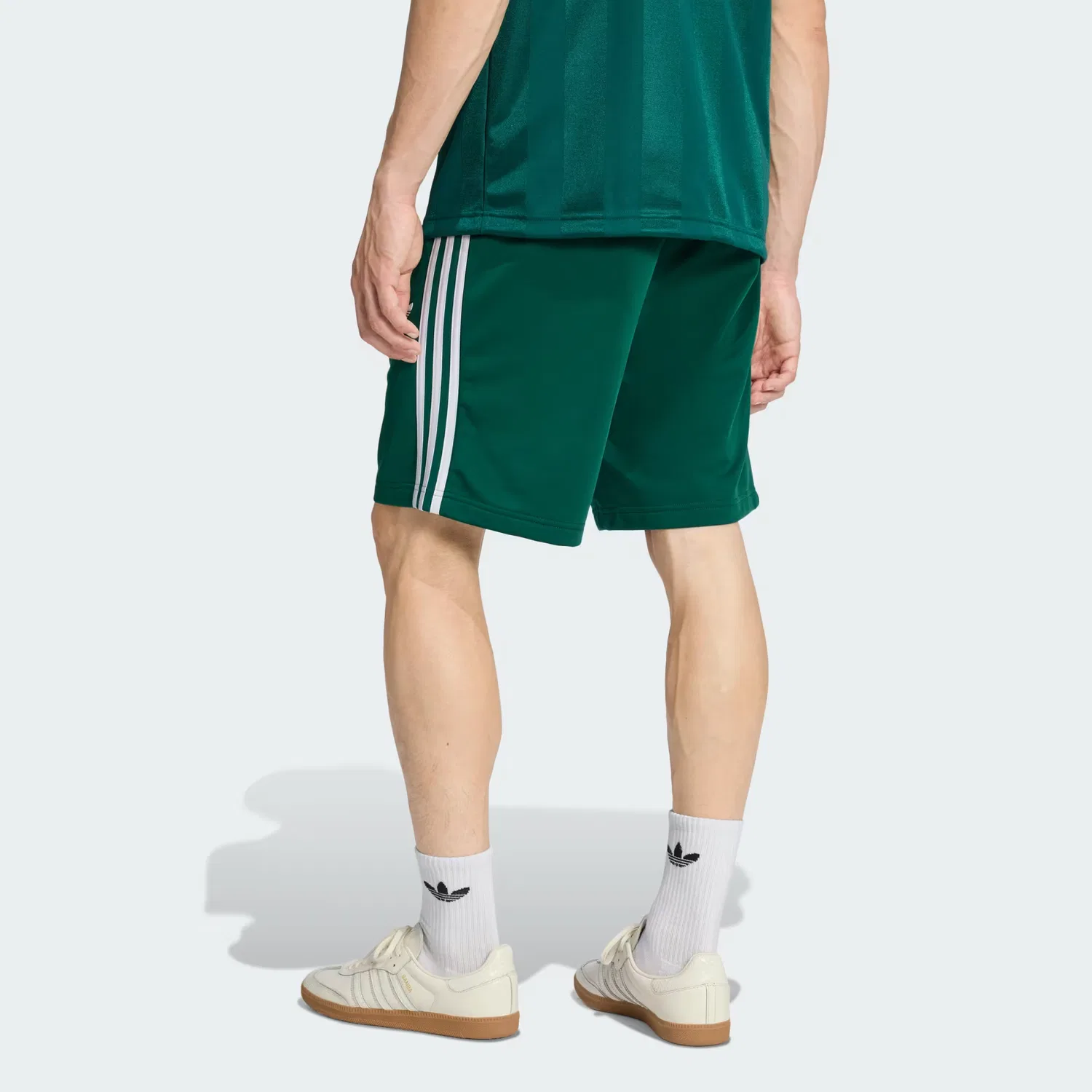 Мужские шорты с кулиской Firebird Adidas Originals, темно-зеленый — фото 3