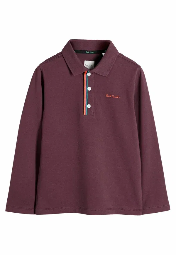Футболка с длинным рукавом хлопковая Signature Paul Smith Junior, Purple, фиолетовый