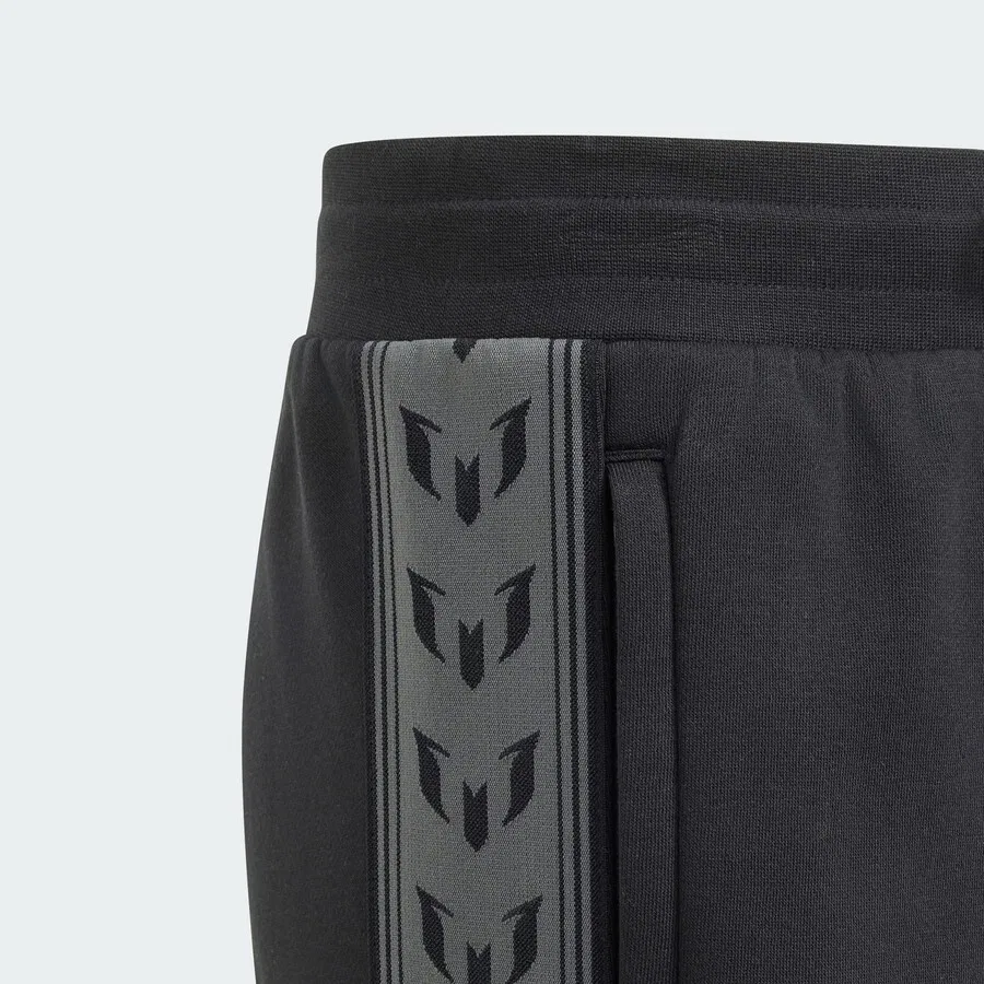 Спортивные брюки ADIDAS PERFORMANCE Tapered Workout Pants 'Messi Originals' черного цвета — фото 4