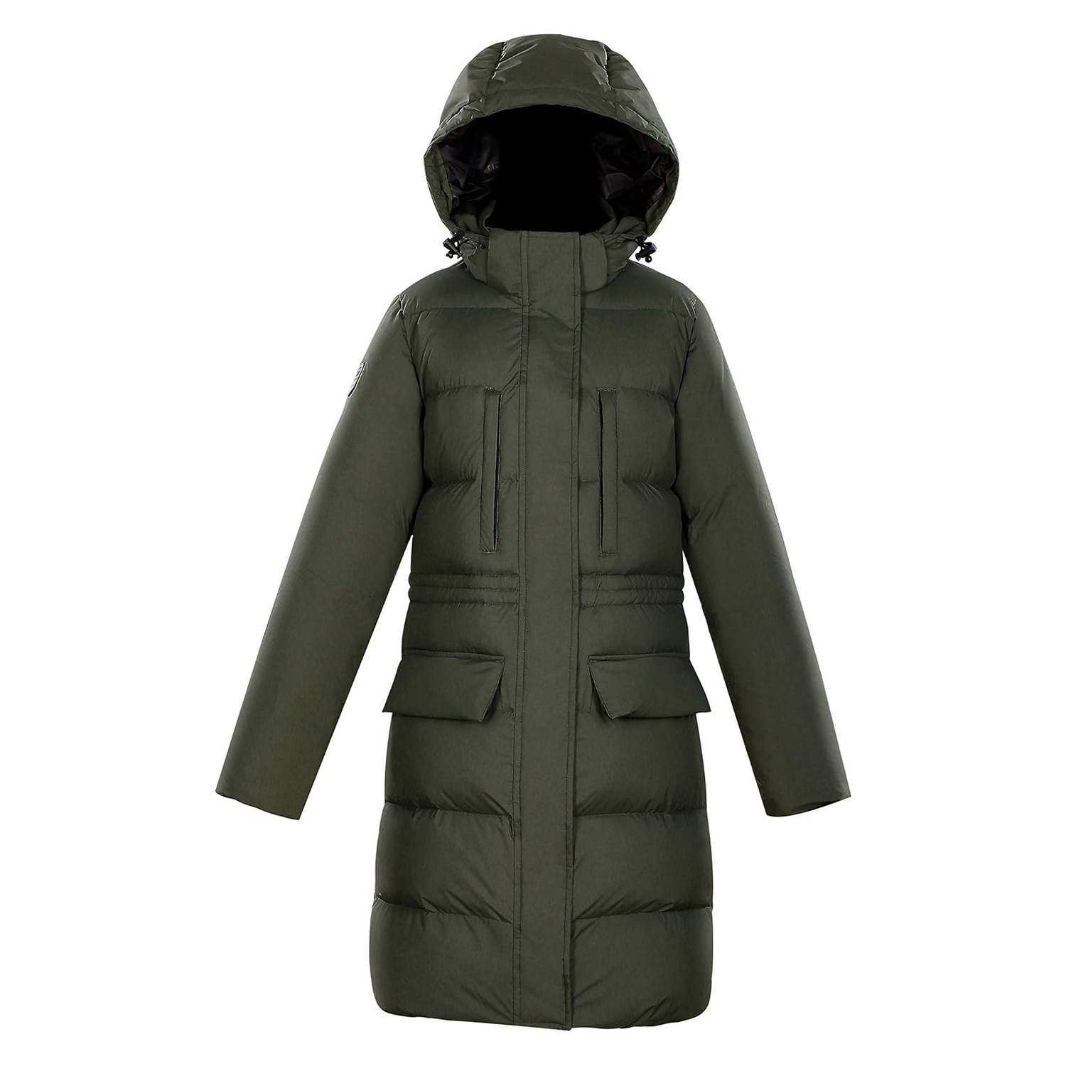 

Пуховик Triple F.A.T. Goose Fara, оливковый