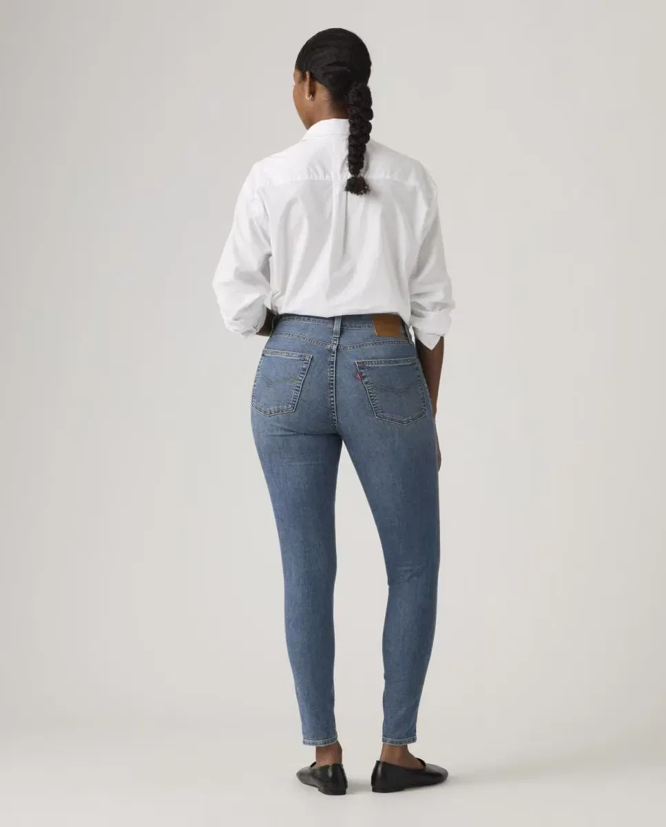 Женские джинсы-скинни с высокой посадкой 721 High Rise Skinny Levi's, Azul — фото 2