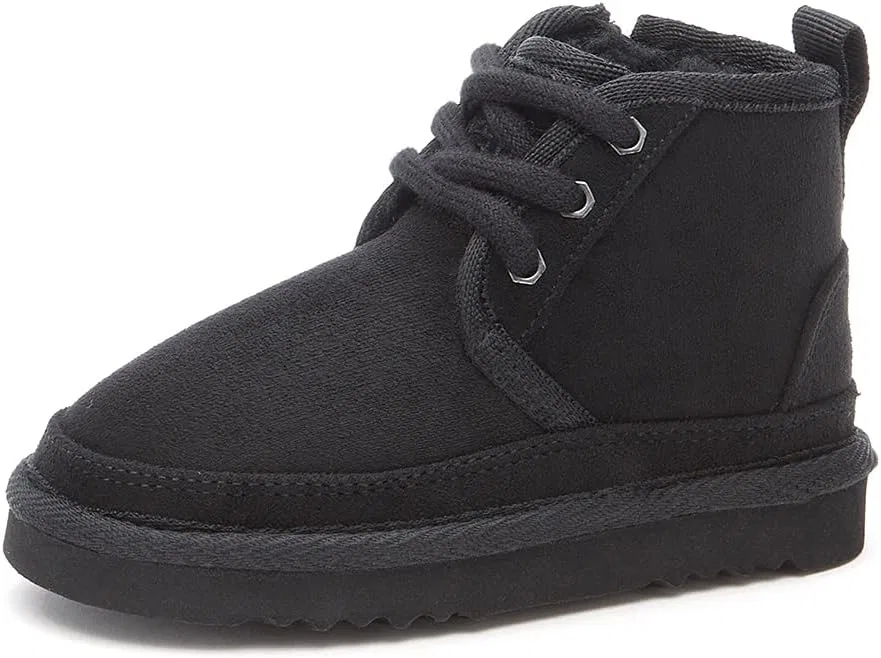 Детские зимние ботинки на меху с молнией Weestep, Black