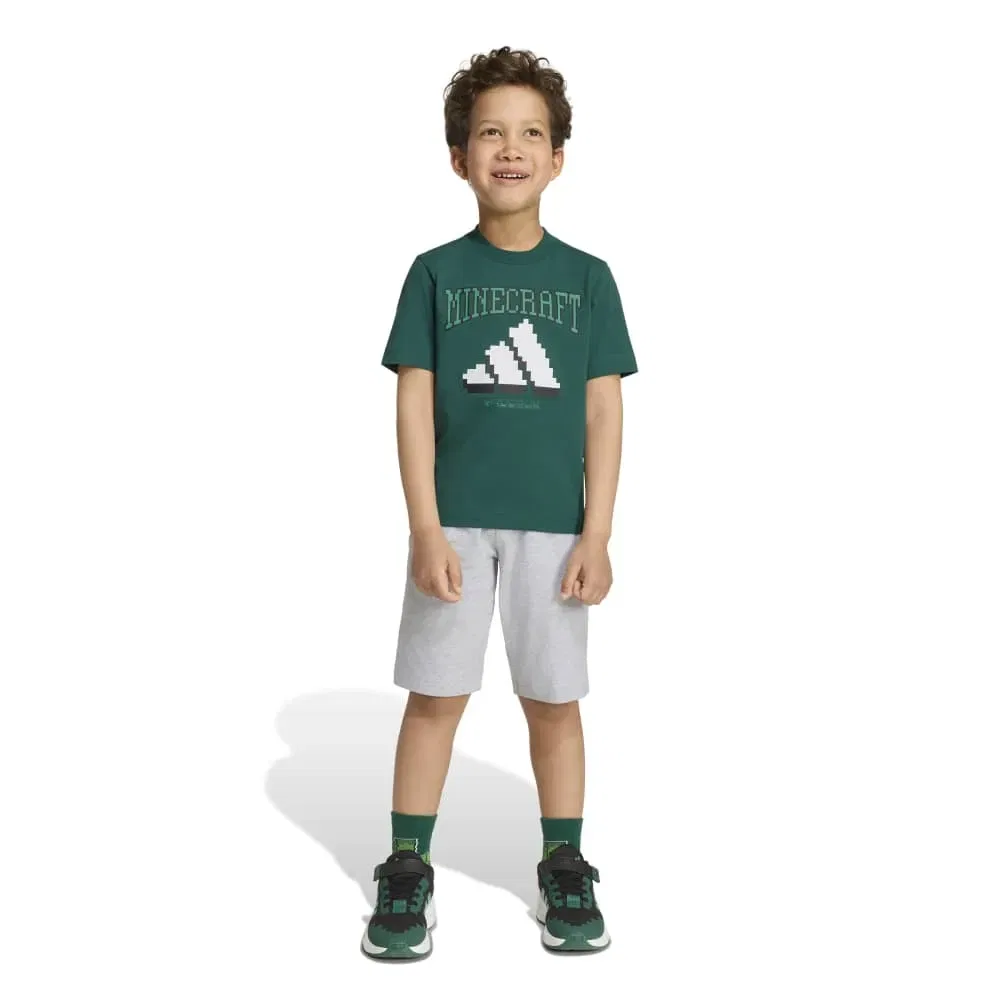 Комплект футболка и носки Adidas Minecraft Adidas, зеленый