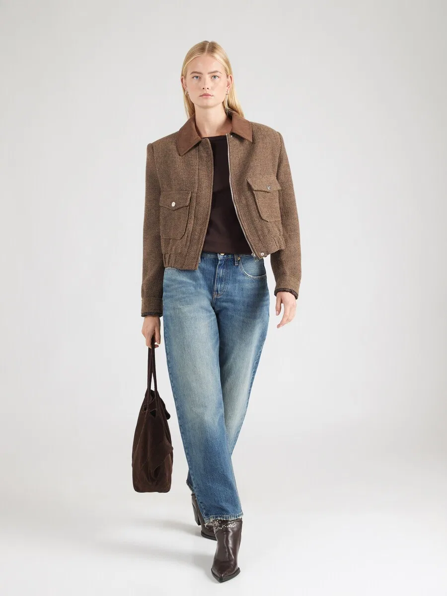 Топ TOMMY HILFIGER 'Cody' темно-коричневого цвета — фото 4