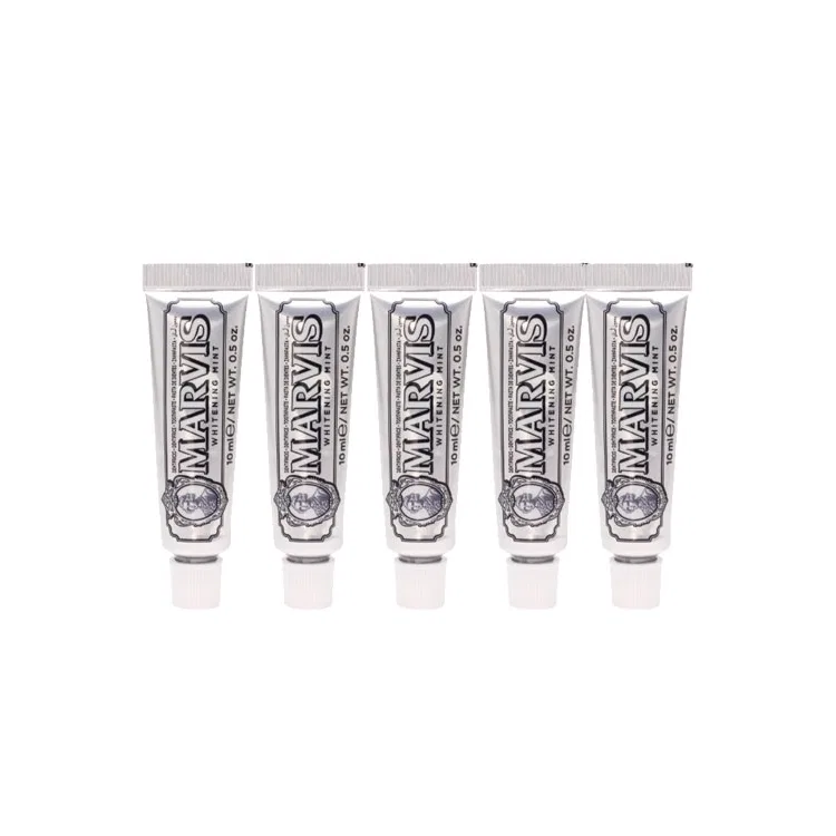 Набор зубных паст Classic Collection, Marvis, Bright White и Removing Smoke Stains, Mint