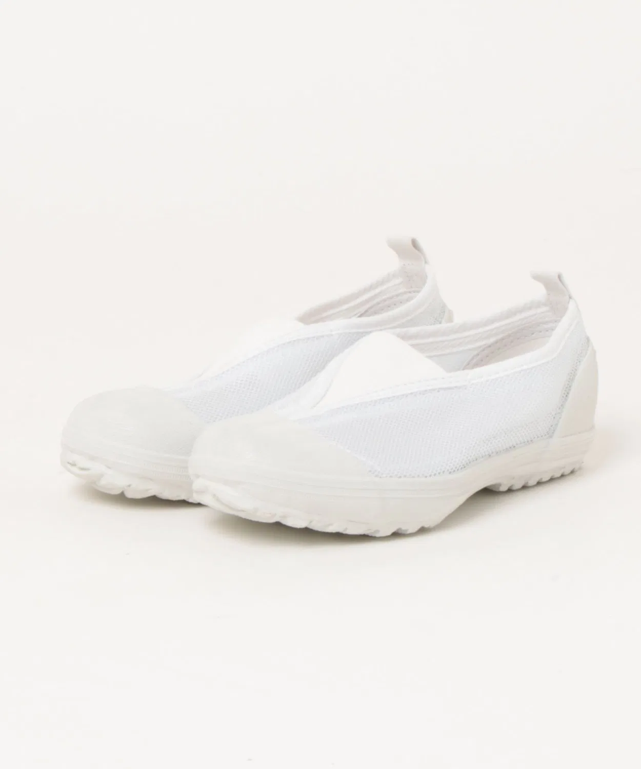 Детские туфли-слипоны с защитой пятки MoonStar Color Mesh 02, Белый