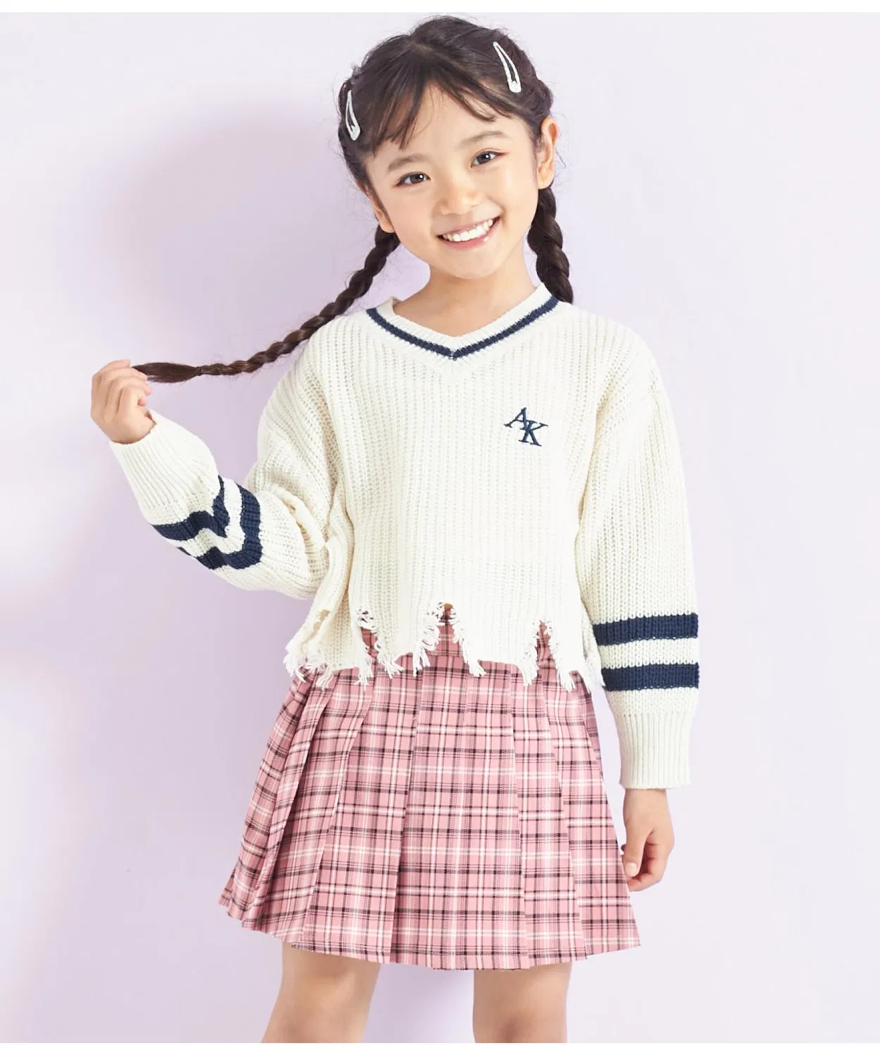 Детский свитшот с принтом и вышивкой ANAP kids, Ivory
