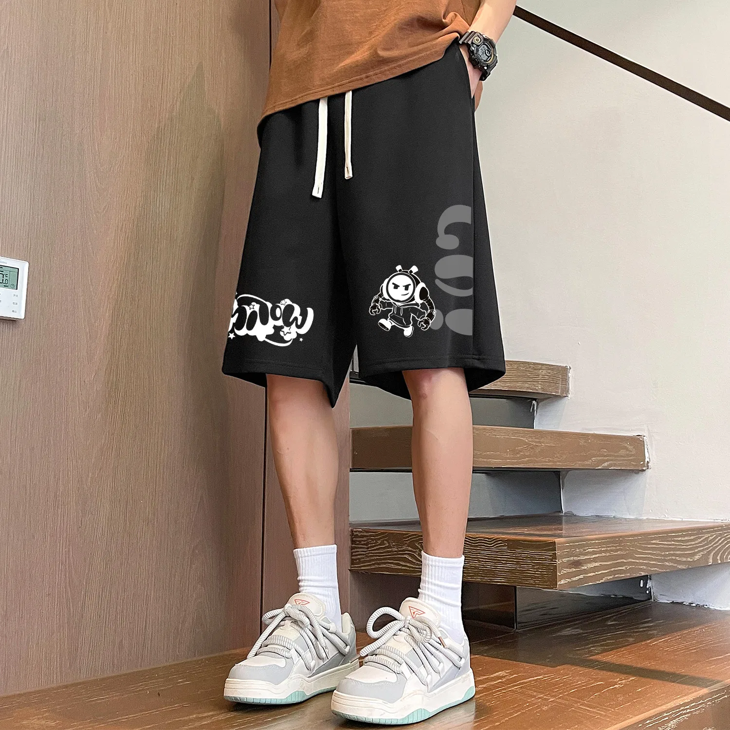 Детские шорты для мальчиков с принтом Casual Shorts Unisex Thin MIIOW — фото 4