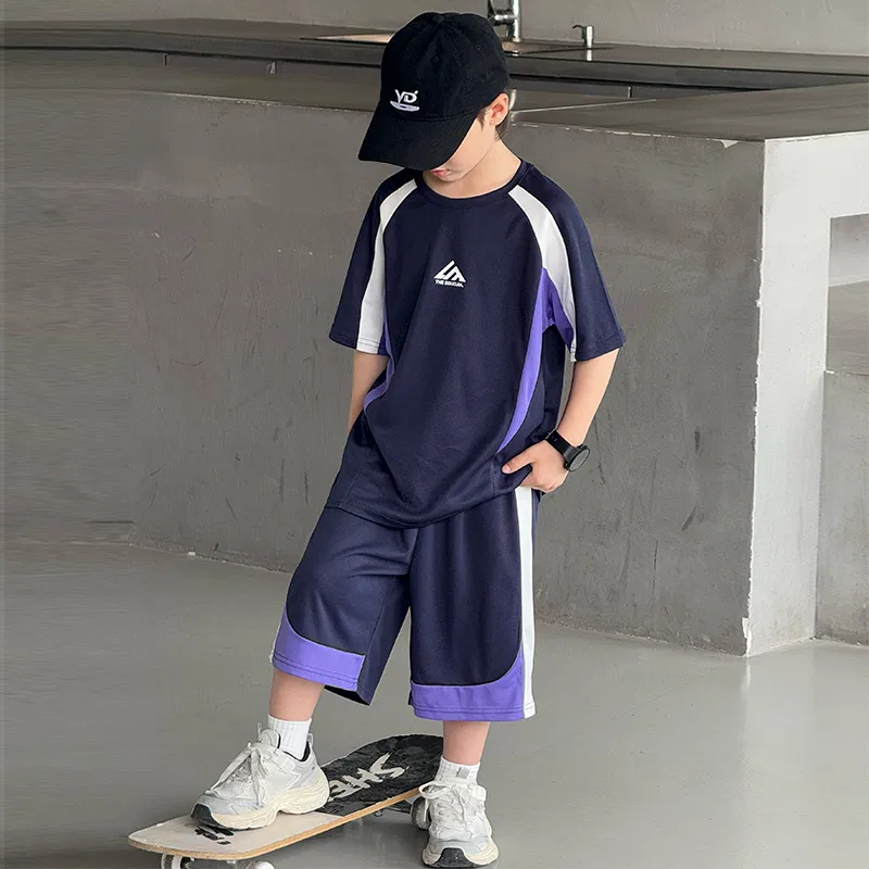 Детский спортивный комплект из двух предметов Lanza, Navy Blue — фото 3
