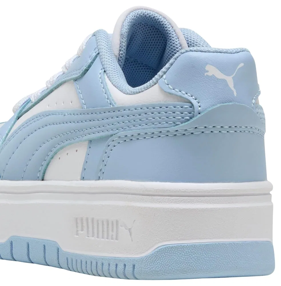 Детские кроссовки для девочек PUMA Rebound Femme PS Puma White Haute Tropic — фото 2