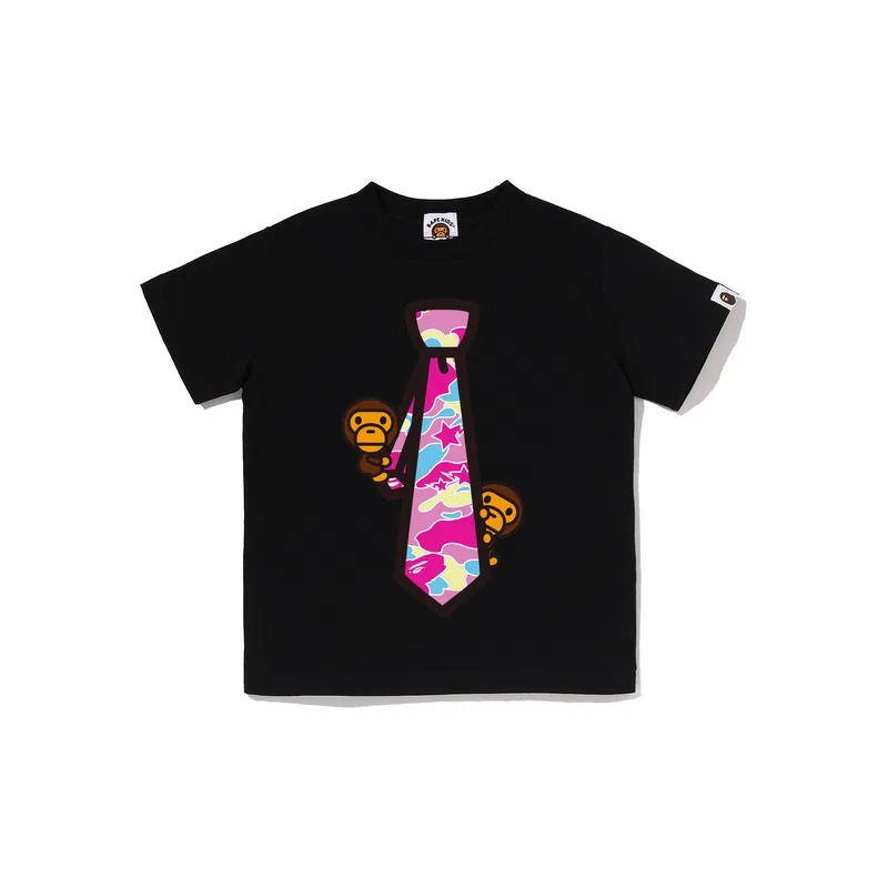 Детская футболка с круглым вырезом Pre School A BATHING APE, White WHT — фото 3