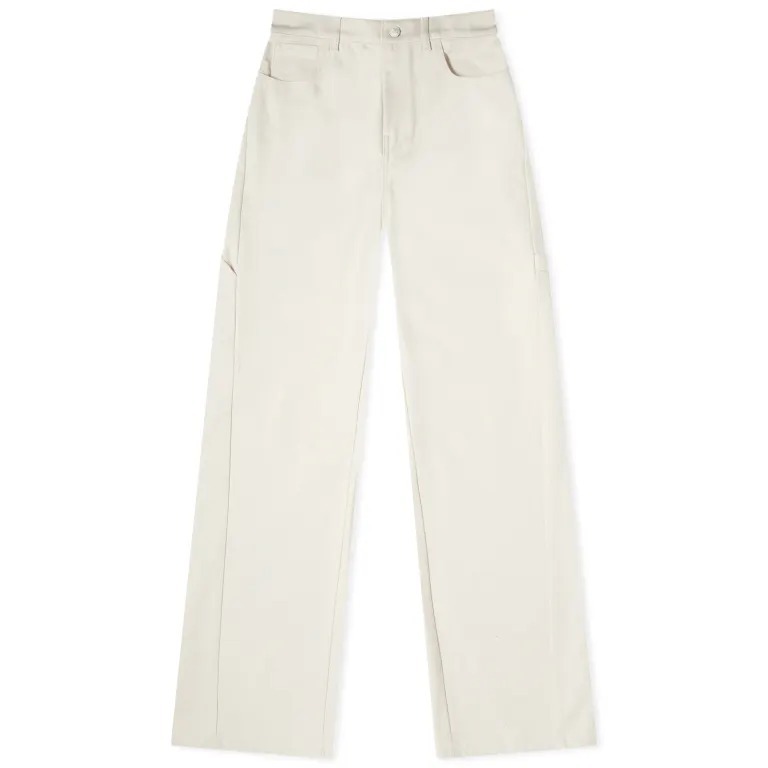 

Брюки Max Mara Segnale Straigh Leg Carpenter, белый