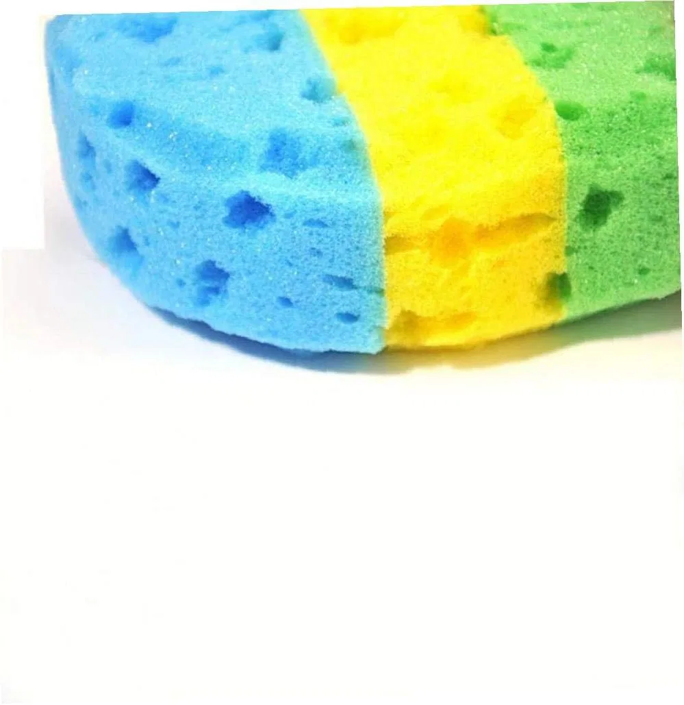 Губка для тела Bath Fibre Sponge, BYFRI, 16 x 13 см, Стиль 1 — фото 4