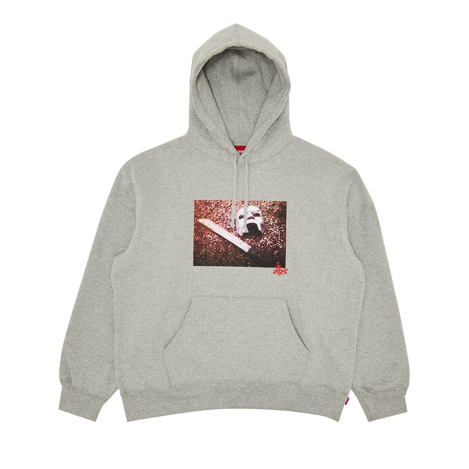 

Толстовка с капюшоном Supreme MF DOOM Heather Grey