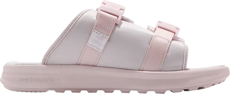 Сандалии New Balance Wmns 330 Slides 'Pink White', розовый — фото 2