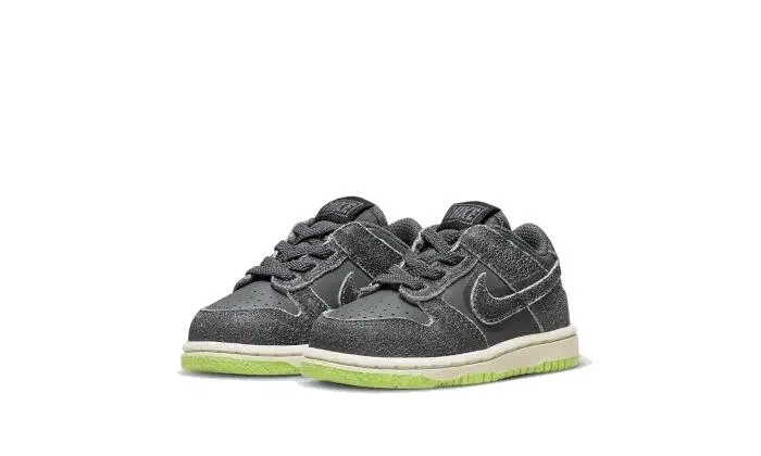 Детские кроссовки с низким силуэтом Dunk Low Shadow Nike, Iron Grey Phantom Ghost Green — фото 2