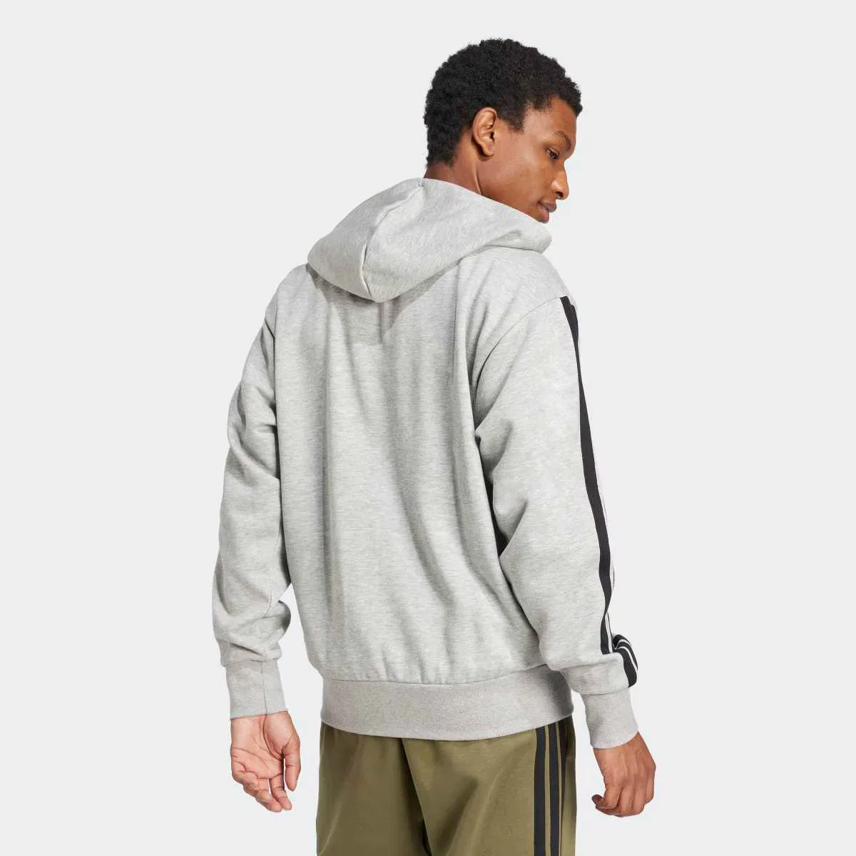 Мужская толстовка, Essentials, adidas, серый — фото 2