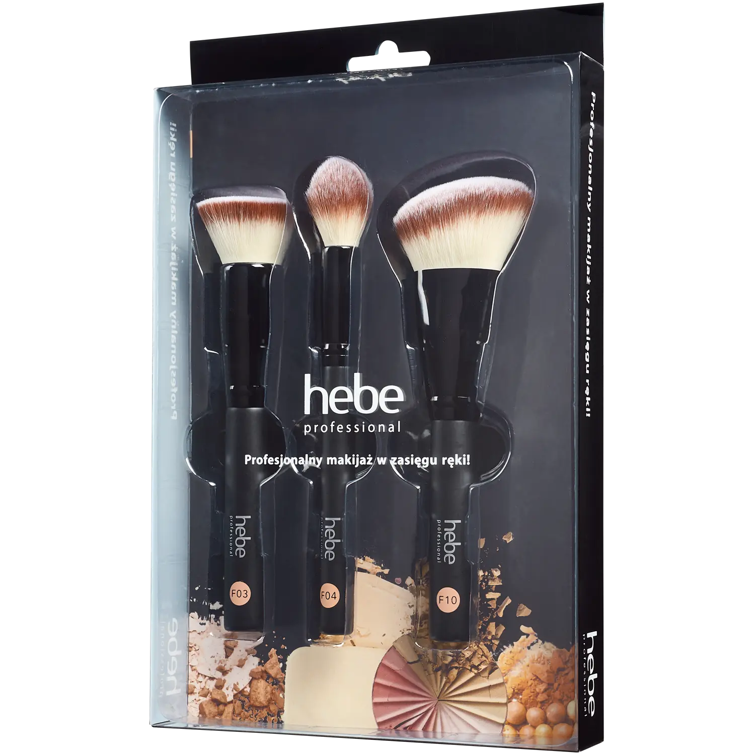 

Hebe Professional набор: кисти для макияжа, 3 шт.