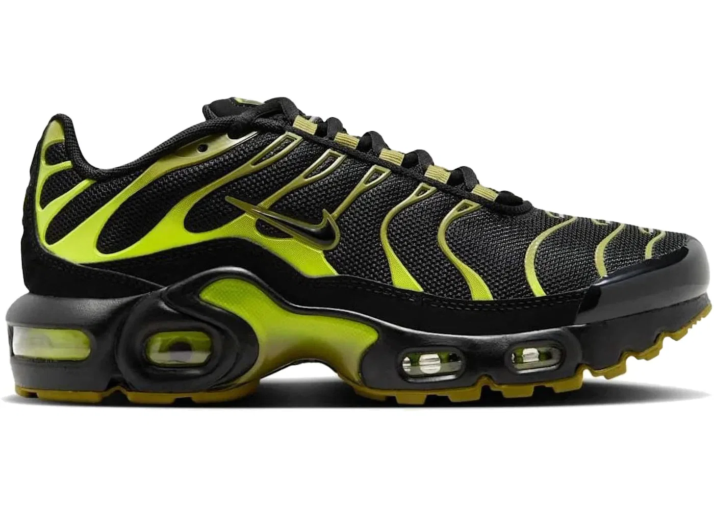 Детские кроссовки Lifestyle Nike Air Max Plus, Black/Cyber/Pacific Moss/Black