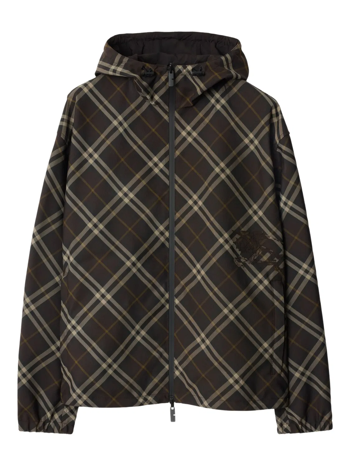 Реверсивная Классическая Куртка С Капюшоном Burberry, коричневый