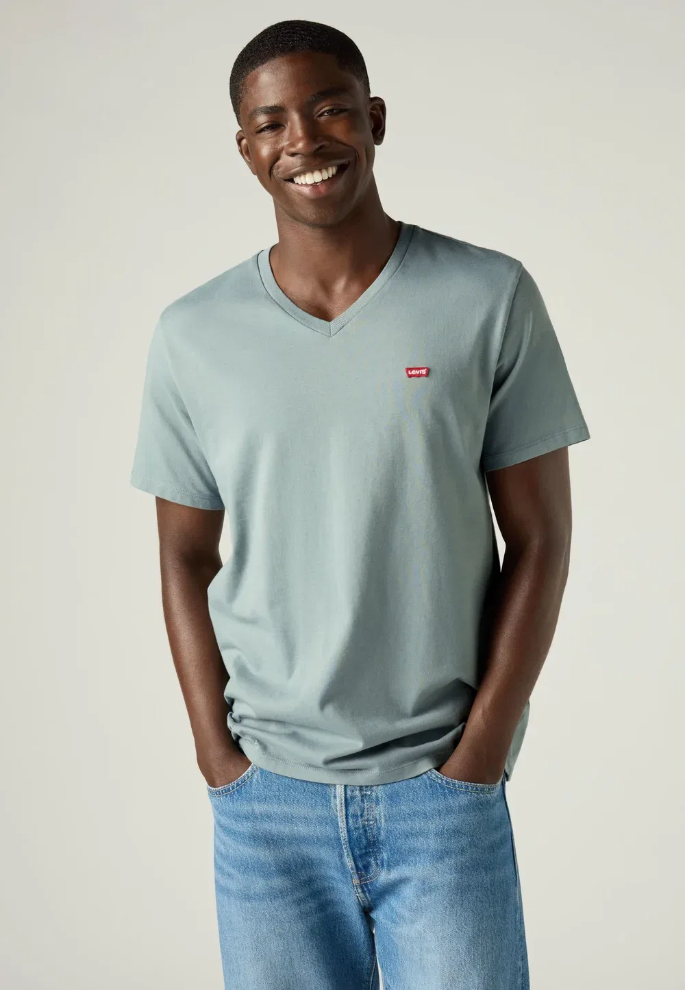 Футболка с V-образным вырезом - базовая модель Levi'S, Stormy Sea