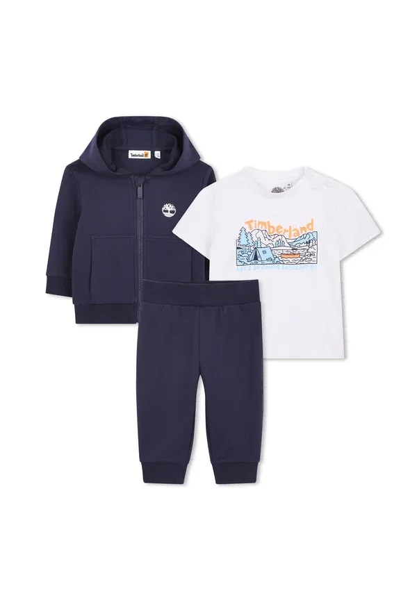Комплект: худи с принтом и брюки Set Timberland, Indigo blue, синий