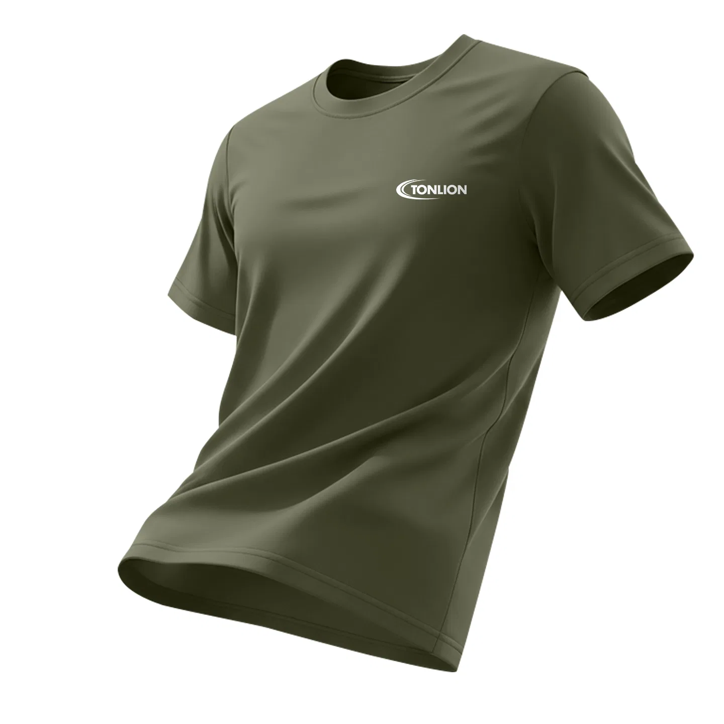 Детская футболка с принтом Ice Silk Cool Tonlion, Цвет Olive Green