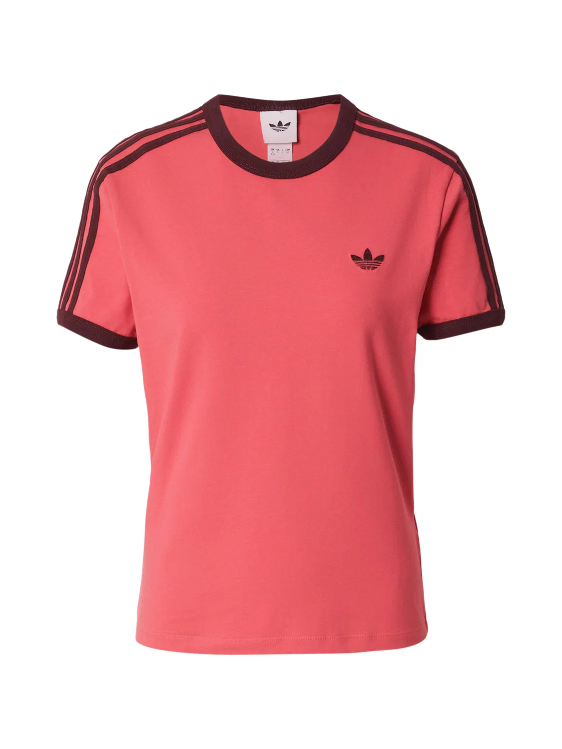 Футболка Adidas Originals неоново-розового цвета