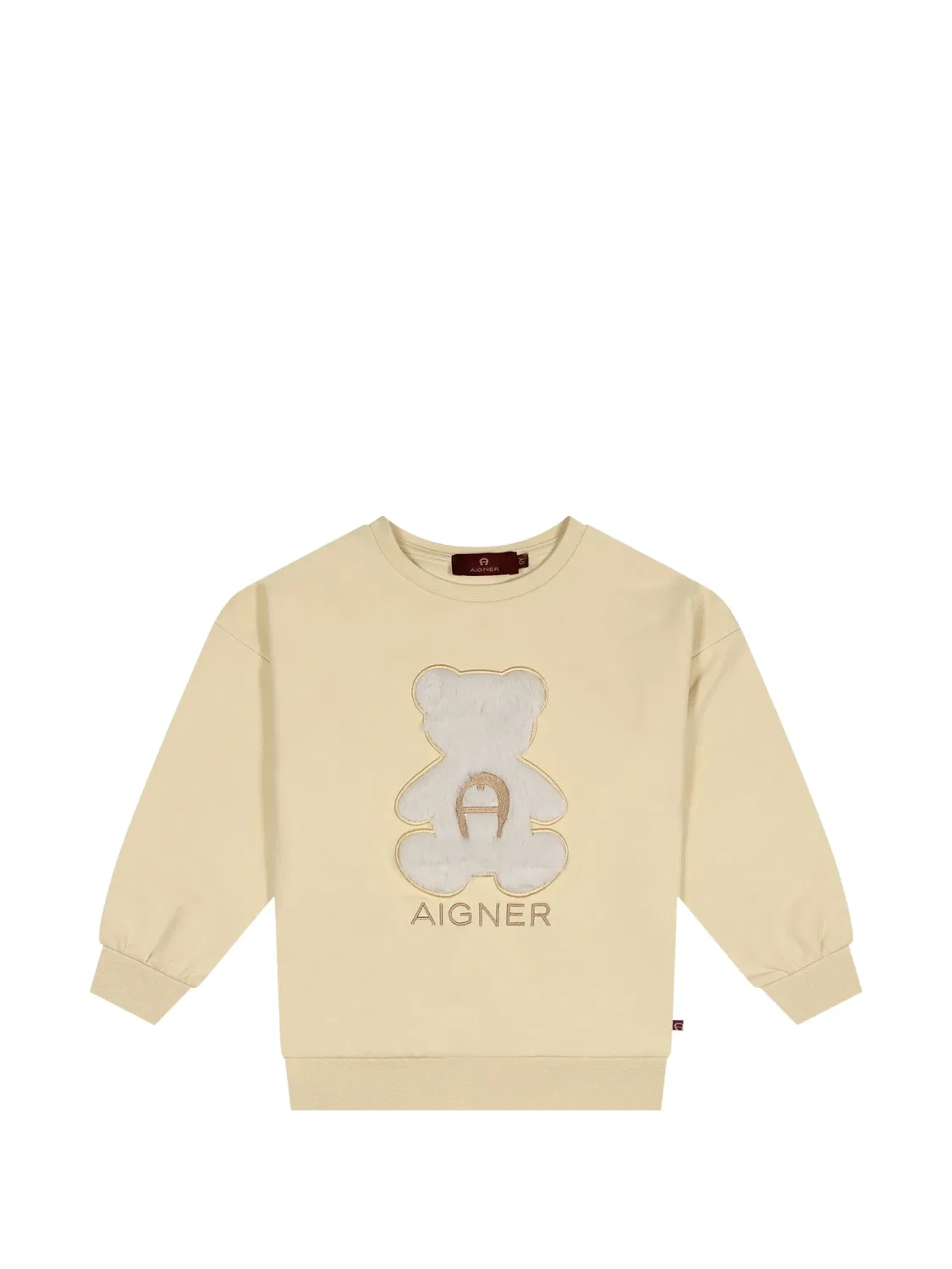 Толстовка с принтом Teddy Bear Aigner Kids, нейтральные цвета