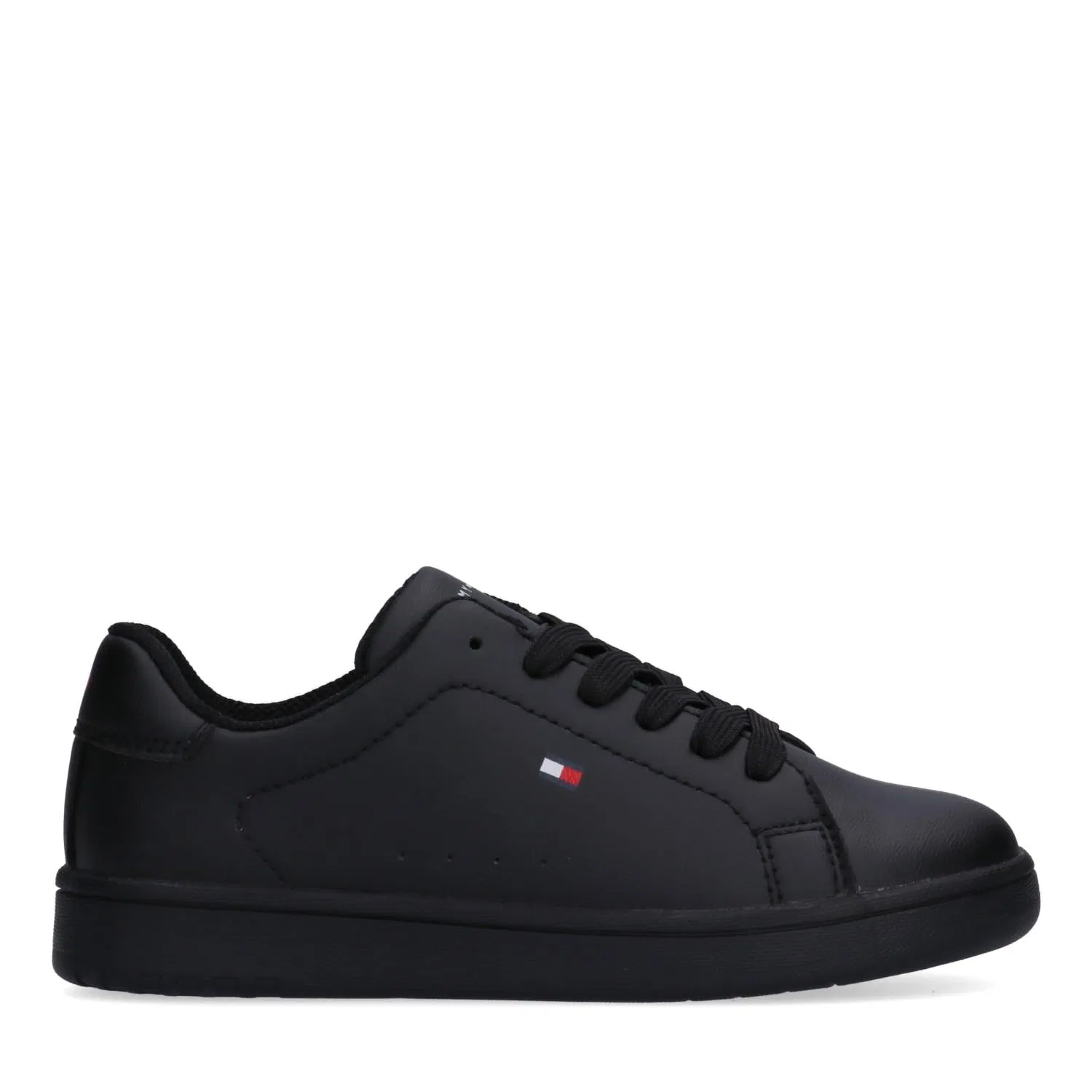 Детские кроссовки для девочек с принтом Jack Tommy Hilfiger, Black — фото 4