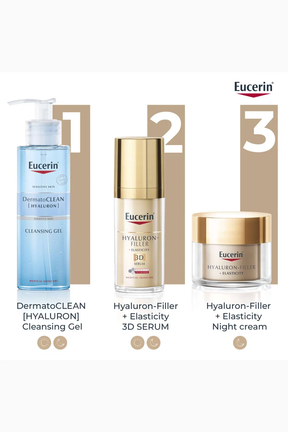 Ночной крем с гиалуроновой кислотой и эластином Eucerin — фото 3