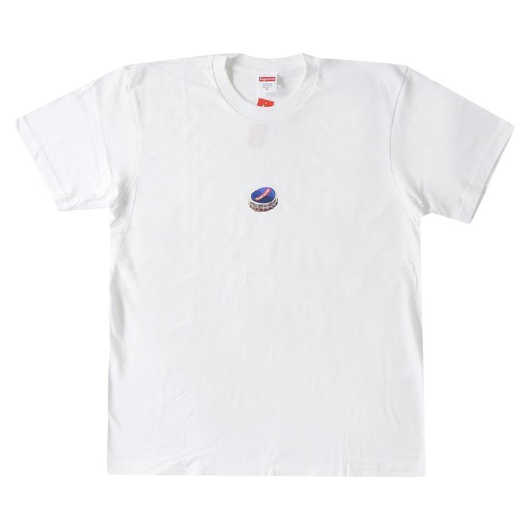 

Футболка Supreme Bottle Cap Tee 'White', белый